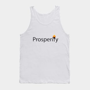 Prosperity typography design Tank Top